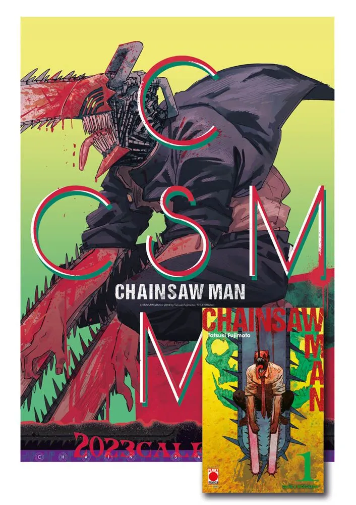 CHAINSAW MAN 1 VARIANT + CALENDARIO 2025 Freekomix