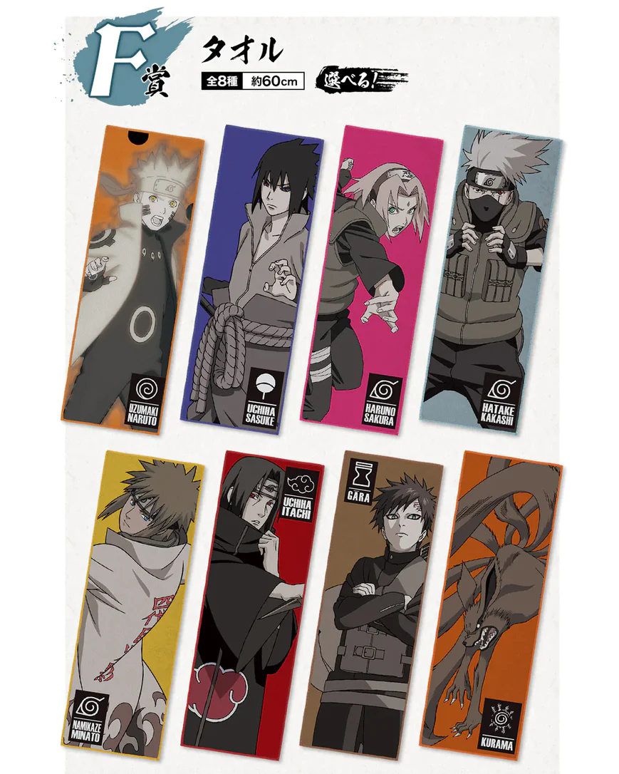 Ichibankuji - Lotteria A Premi, NARUTO SHIPPUDEN EREDI DELLA VOLONTA DEL  FUOCO, Gadgets