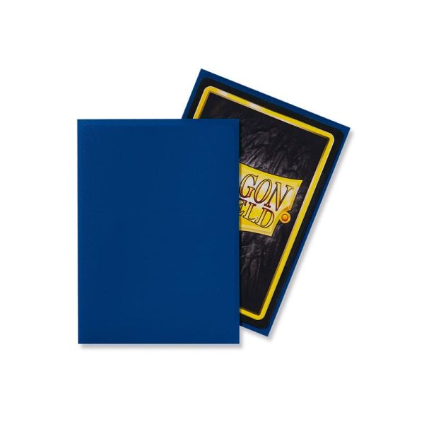 DRAGON SHIELD - 100 BUSTINE STANDARD - MATTE BLUE - immagine 3